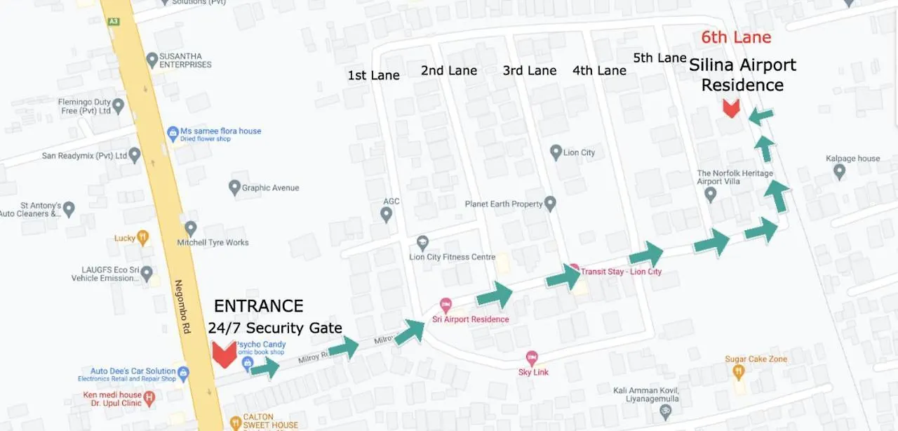 Silina Airport Transit Hotel & Residence Katunayake Sri Lanka